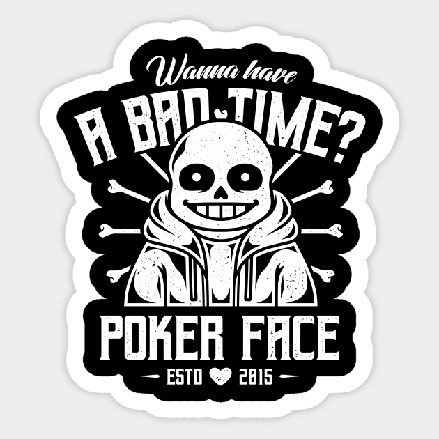 Bad Time Sticker by Alundrart